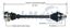 Picture of Audi A4 Right Front CV Shaft 2001 Only 8D0407452KX